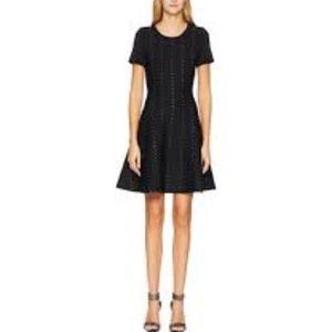 Black Dress with Studs - The Kooples